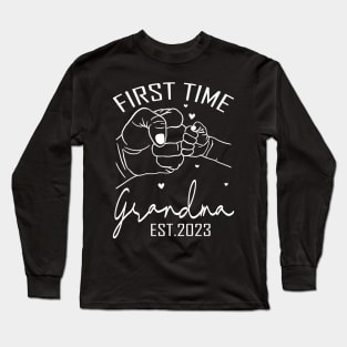 First Time Grandma Est 2023 Long Sleeve T-Shirt